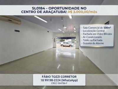 Sal�o Comercial para Loca��o, em Ara�atuba, bairro CENTRO, 1 banheiro